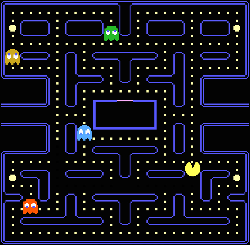 The Pac Man Called Time, and The Great Question Mark
